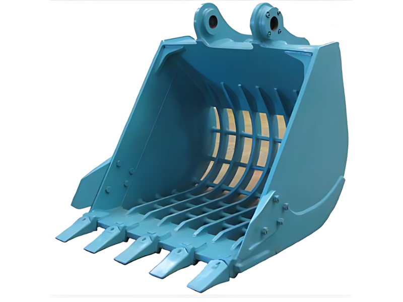 Using Skeleton Buckets to Sort Demolition Debris